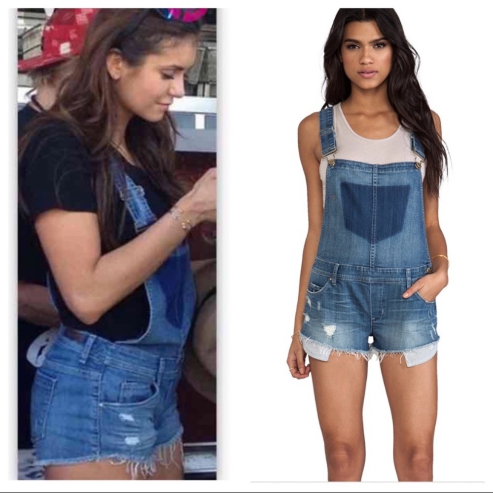 Blank NYC overall shorts